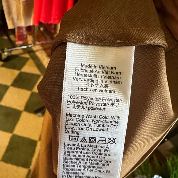 J. Crew Tan Slip Midi Dress for Cocktail Nights  Camel luster charmeuse gwyneth - Picture 12 of 12